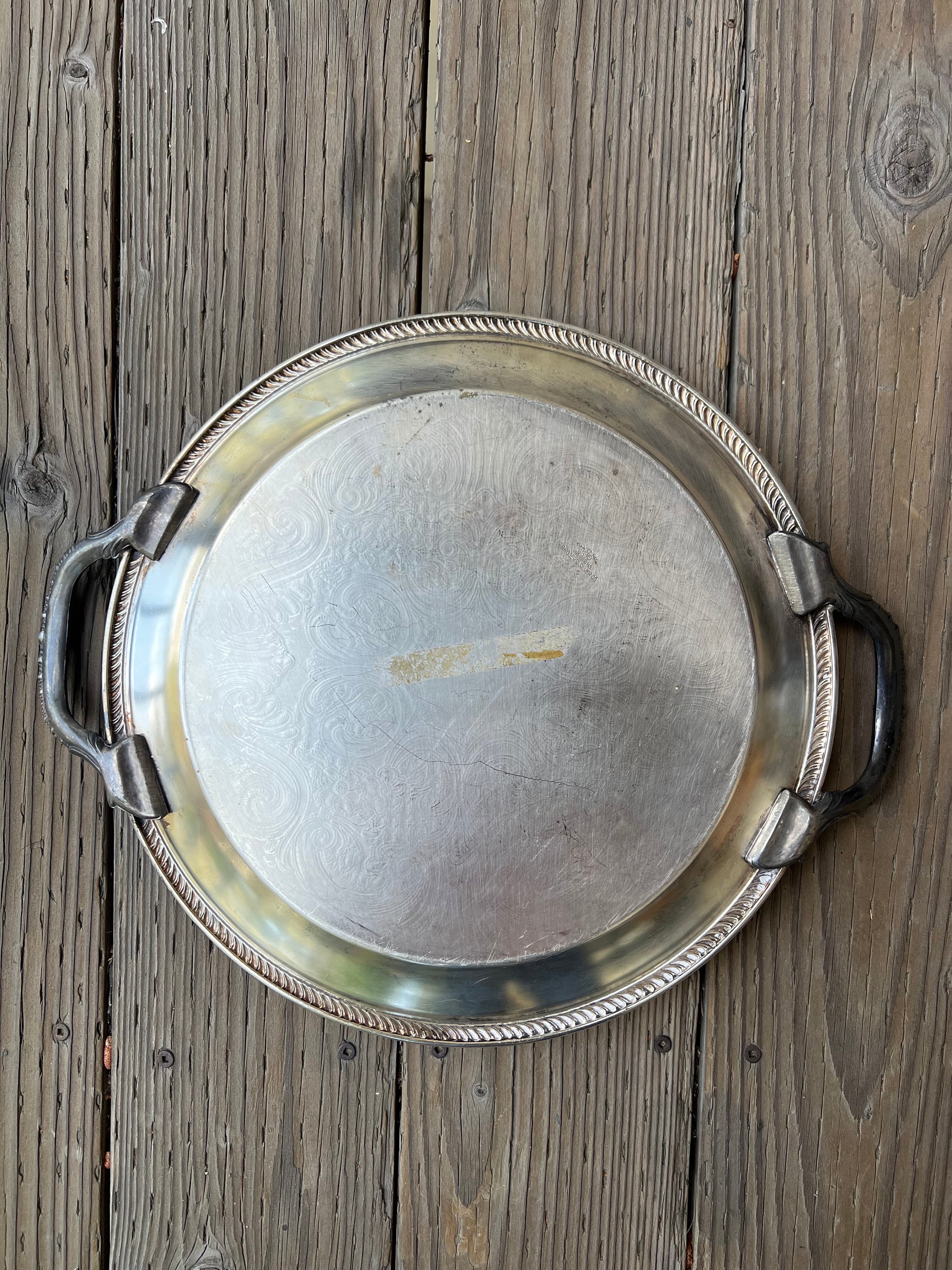 F.B. Rogers Silver Company 1883 #1203 Tray With Handles - Etsy