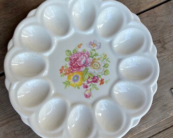 Vintage E&R Deviled Egg Plate