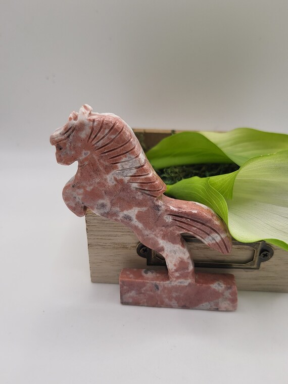 Carved Marble Horse Statue/horsie/animal/ Etsy