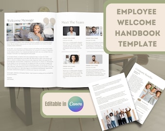 Employee Onboarding Template,  HR manual, New Employee Welcome Handbook, Company Policy