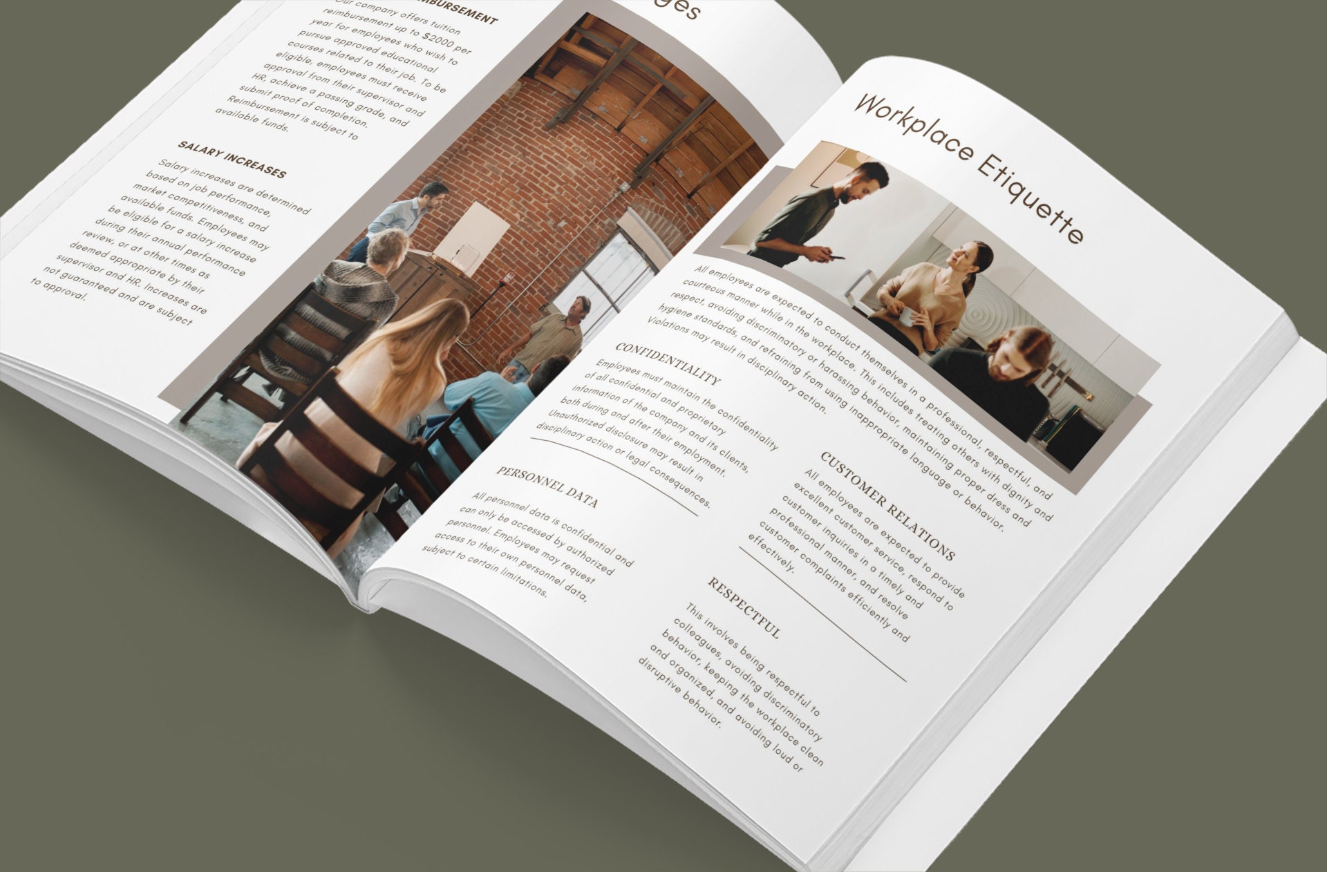Employee Onboarding Template, HR Manual, New Employee Welcome Handbook ...