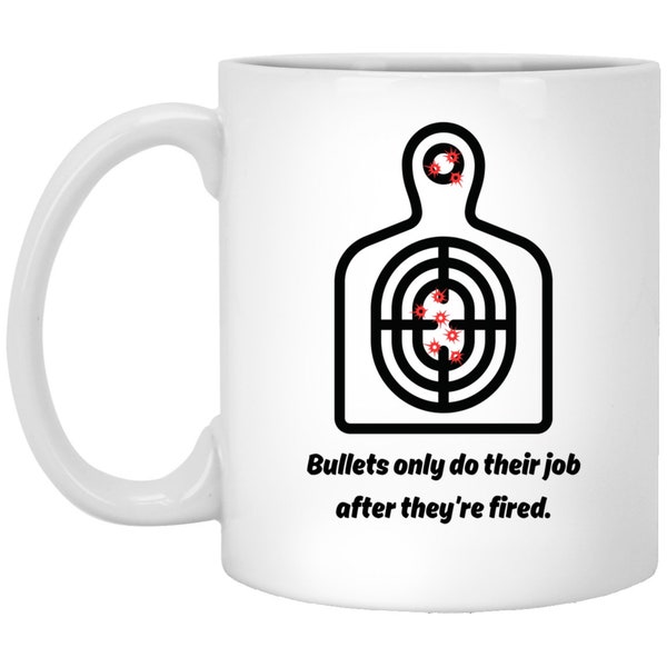 Gun Owner's Gift Mug, Ceramic Coffee Tea Cup, Funny 2nd Amendment Gift, Firearms Enthusiast Present,