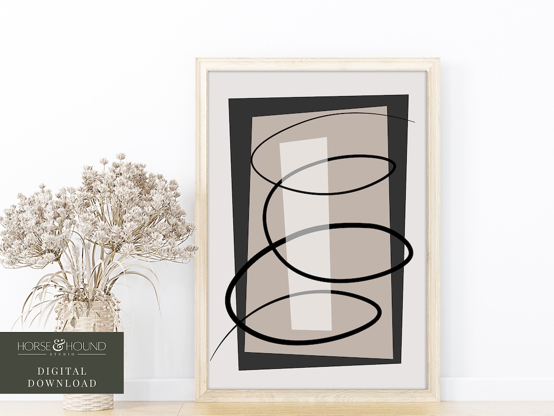 Abstract Lines Wall Art Digital Download Mid Century Modern Line Art Abstract Lines Wall Art Digital Download Mid Century Modern Line Art