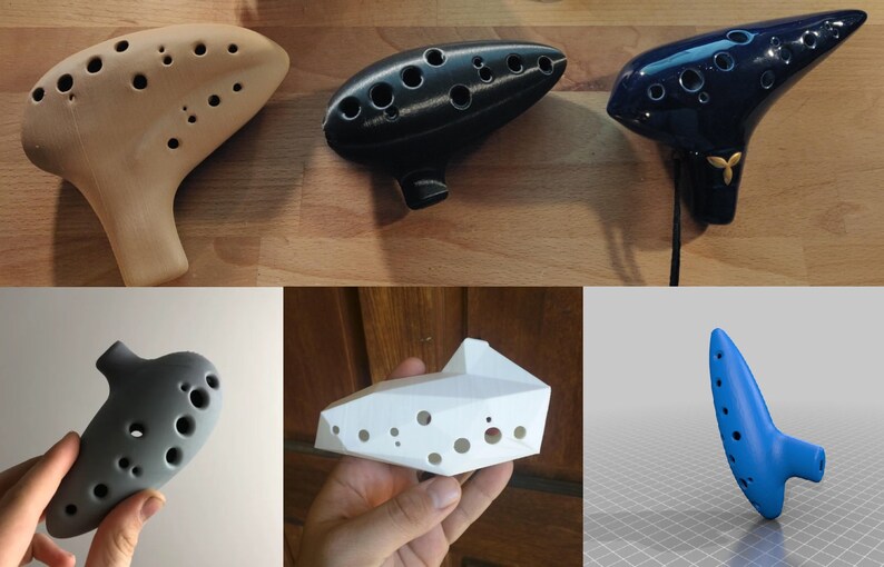 Ocarina Set All in One 18 Pieces Diy Ocarina Zelda Lord Etsy