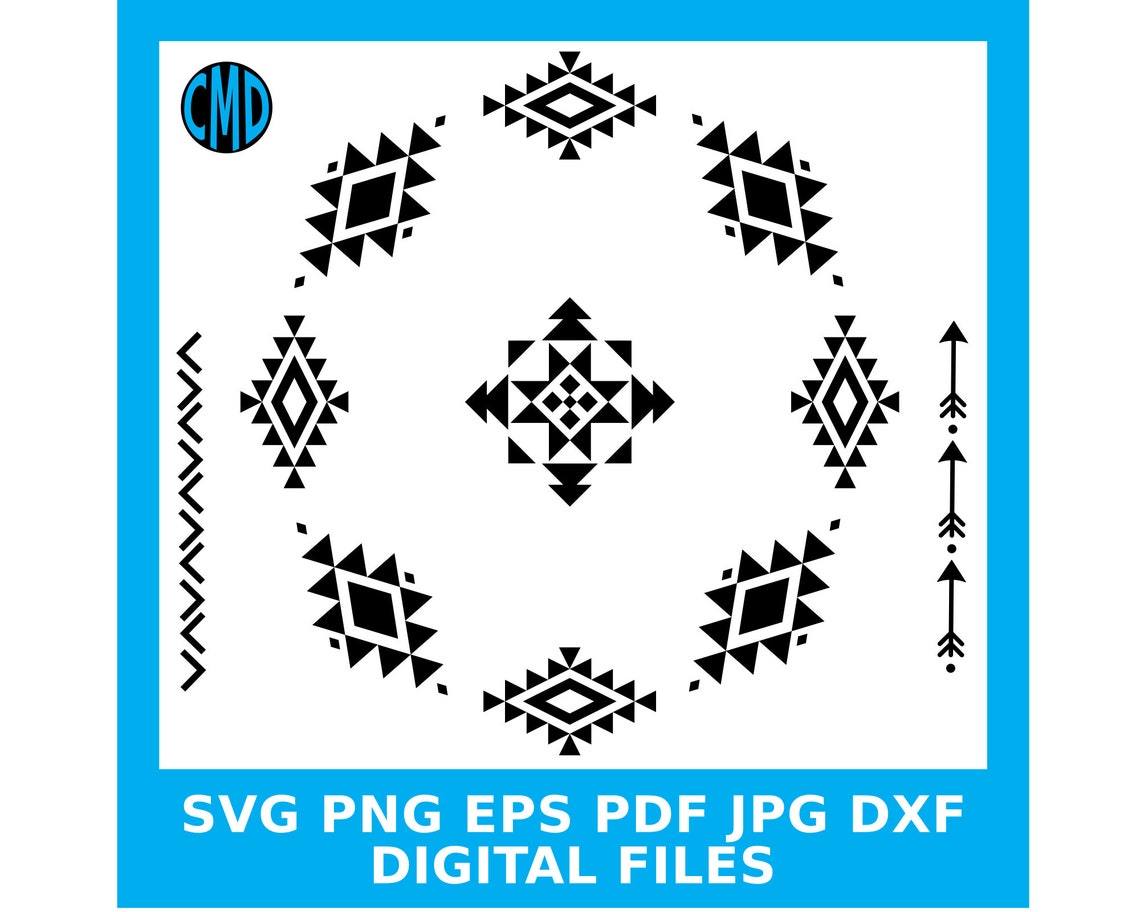 Stencils for Hat Burning SVG Aztec Stencil Svg Hat Burning - Etsy