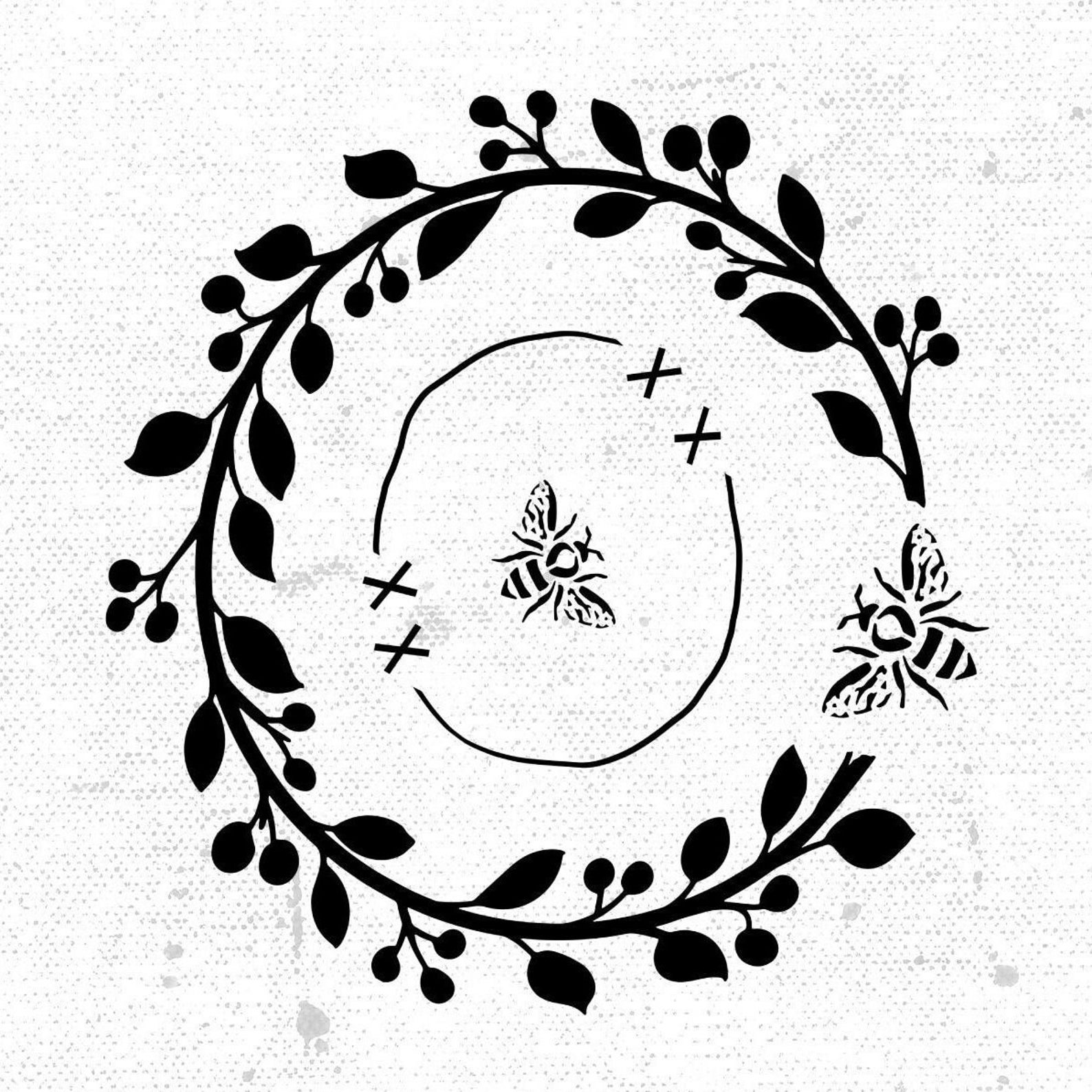 Stencil for Hat Burning Svg Stencil for Burning Hats Vine - Etsy