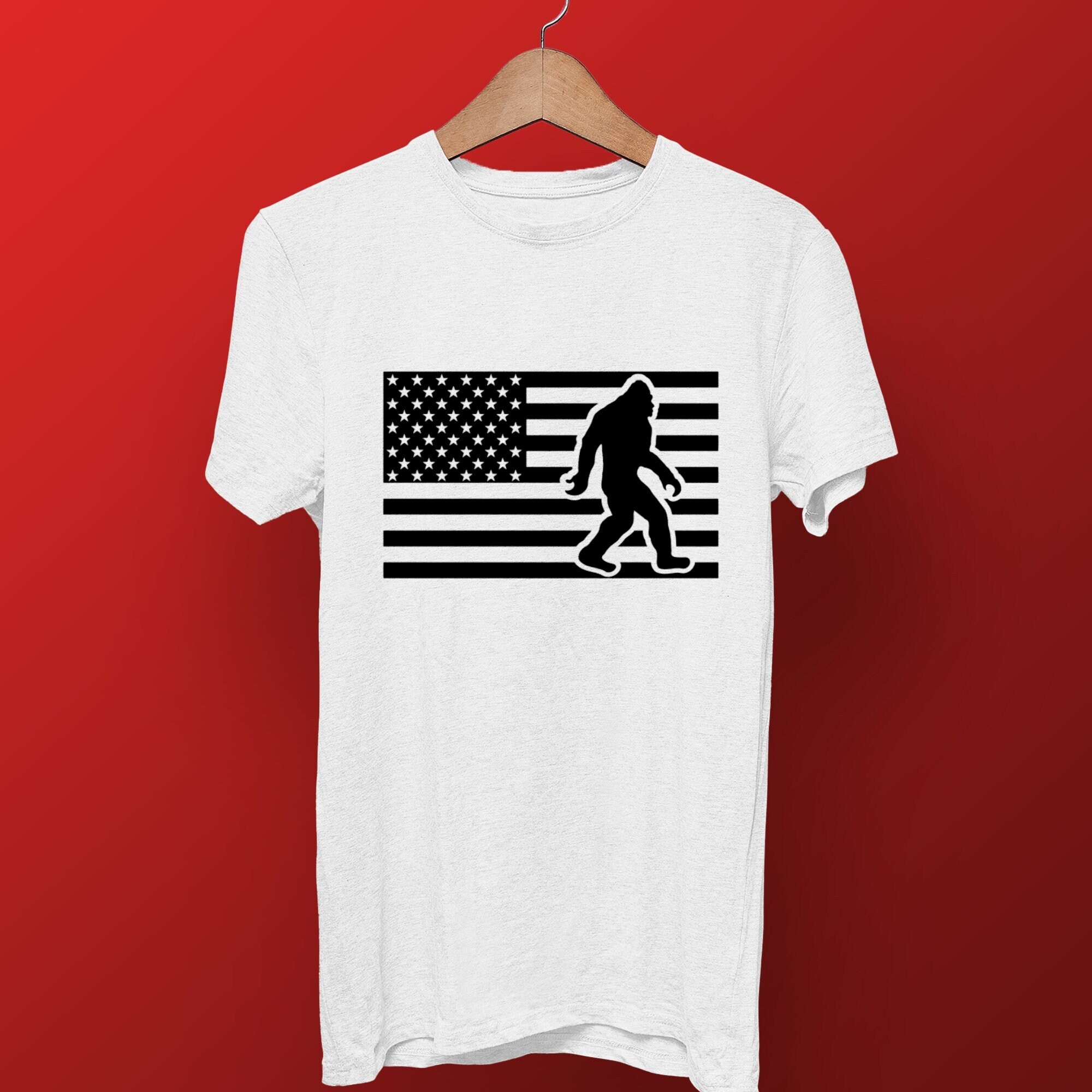 Bigfoot Flag Svg Png Pdf Dxf Clipart Graphic Design Cut - Etsy Hong Kong