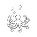 Octopus Baseball Hat Burning Design, Octopus Ball Cap, Octopod Pattern ...