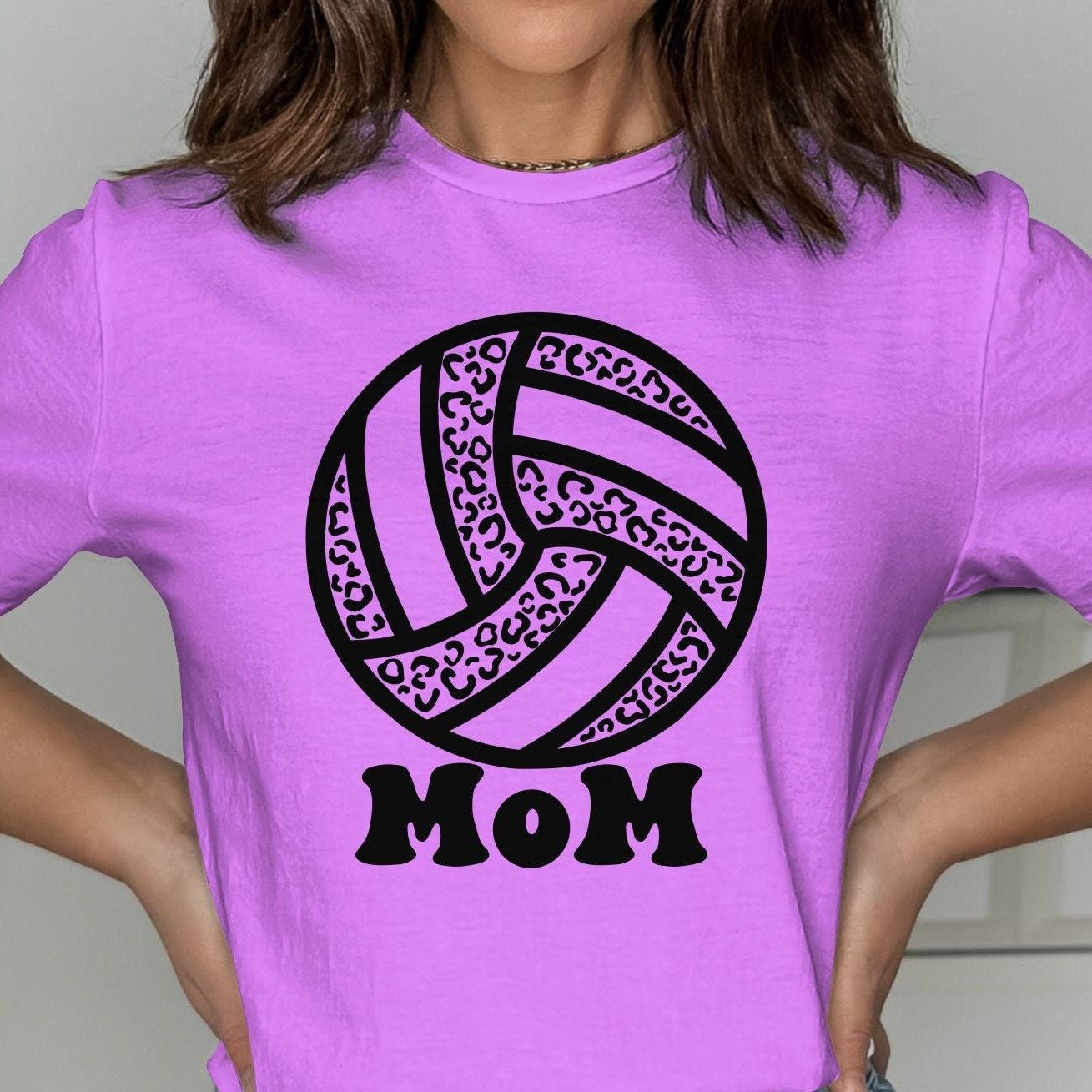Volleyball Svg Png Volley Ball Mom Svg Fun Cheetah Leopard - Etsy Australia