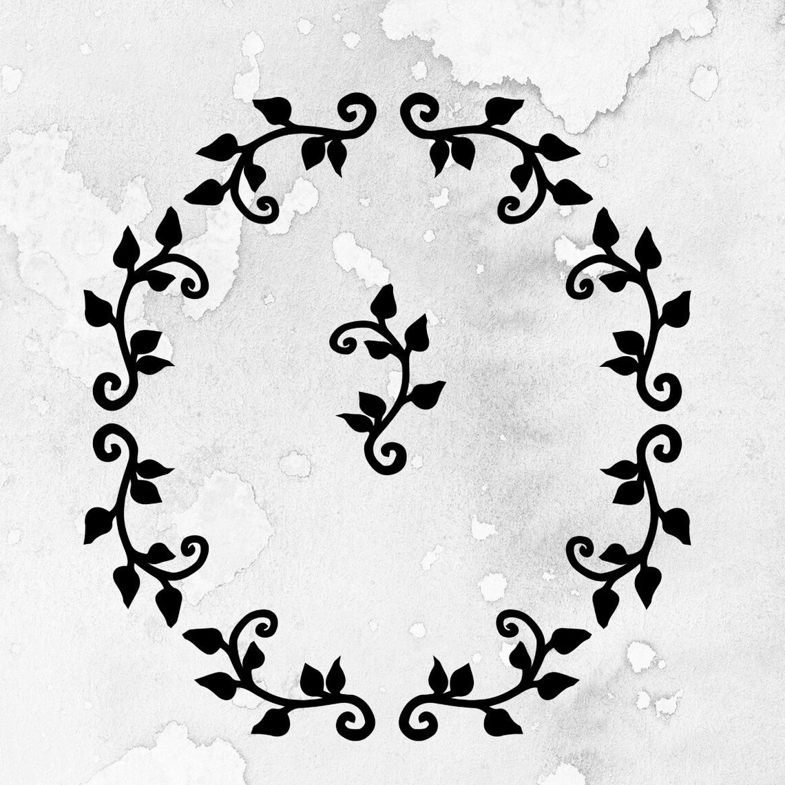 Stencil for Hat Burning Svg Stencil for Burning Hats Ivy - Etsy