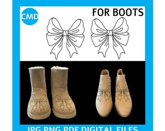 Dandelion Boot Burning Design, Burned Ankle Bootie Pattern, Floral Shoe ...