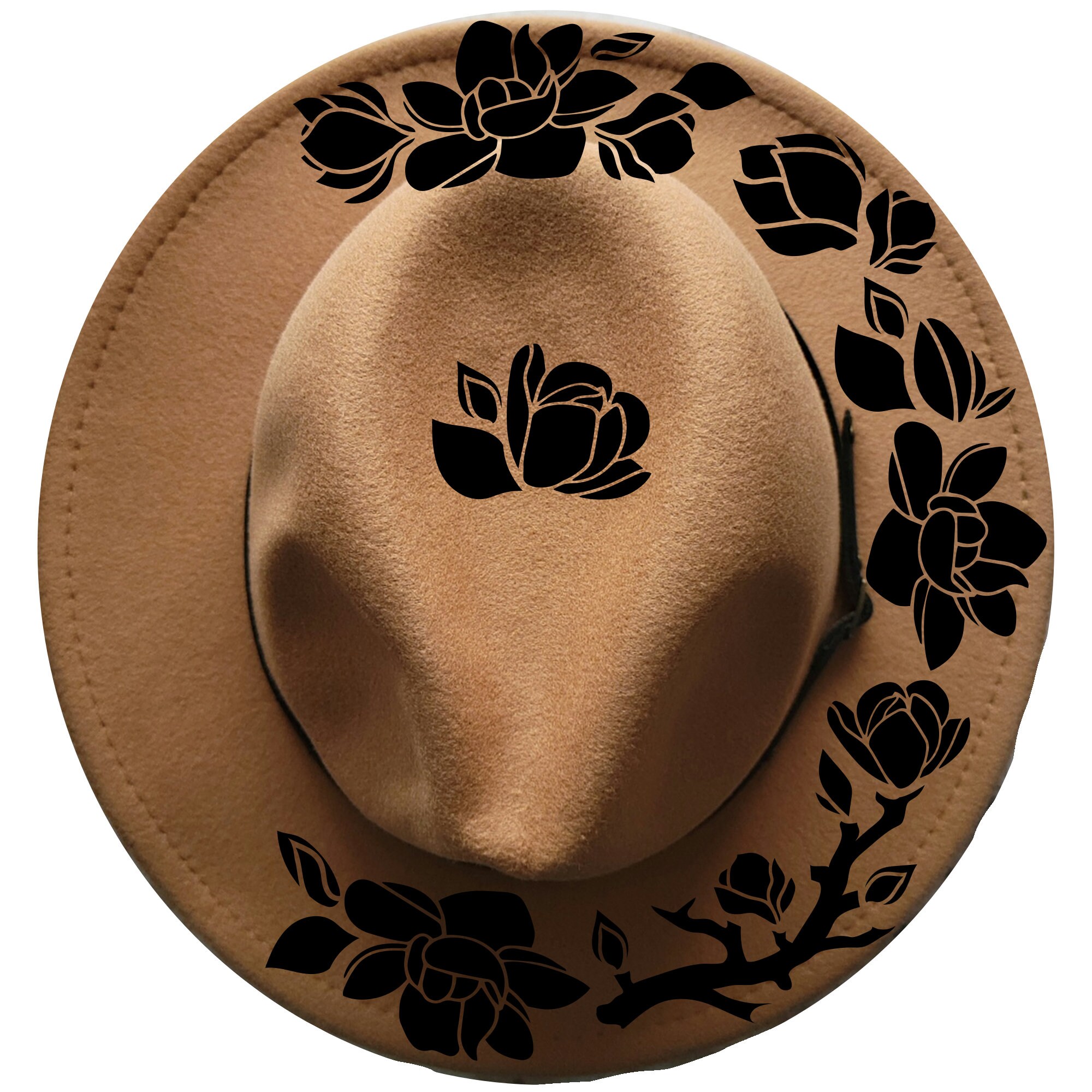Stencil for Hat Burning Svg, Stencil for Burning Narrow Brim Hats ...