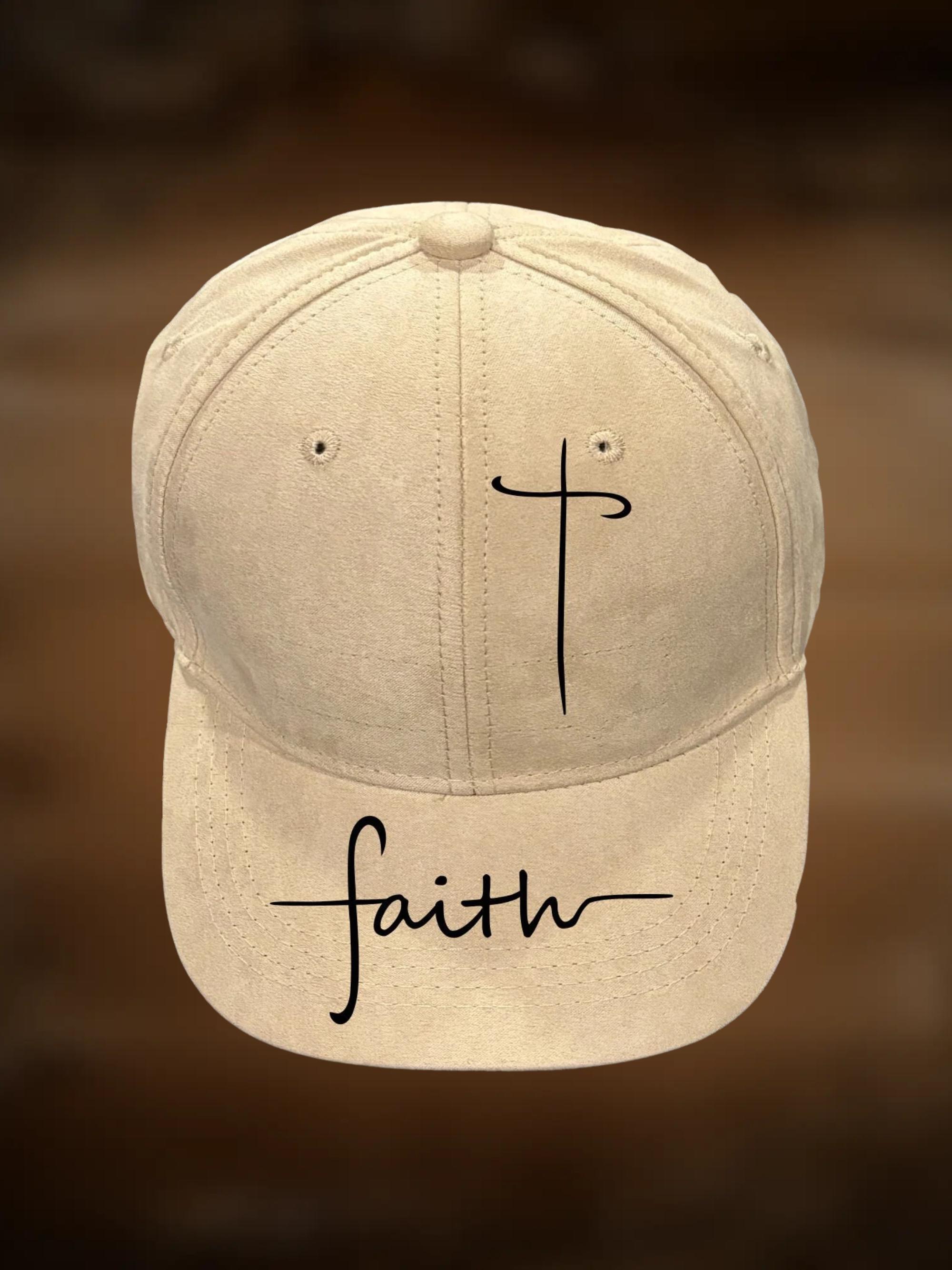 Hat Burning Design, Faith Cross Baseball Cap Pattern  display picture 1