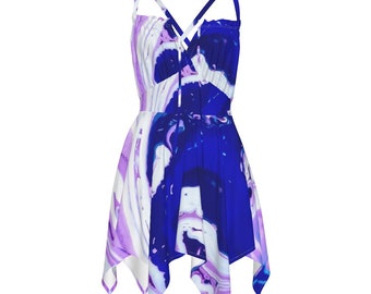 Blue Purple Dress - Etsy