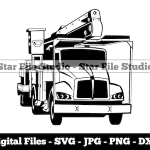 Utility Truck Svg, Repair Svg, Truck Svg, Utility Truck Png, Utility Truck Jpg, Utility Truck Files, Utility Truck Clipart