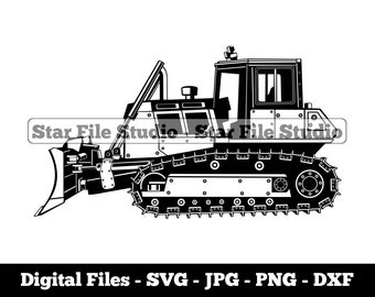 Crowler Dozer #3 Svg, Bulldozer Svg, Heavy Equipment Svg, Crowler Dozer Png, Crowler Dozer Jpg, Crowler Dozer Files, Crowler Dozer Clipart
