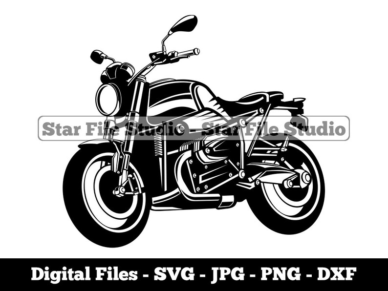 Motorcycle 2 Svg Motorcycle Svg Motorbike Svg Motorcycle Etsy Canada