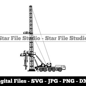 Workover Rig Svg, Oil Rig Svg, Drilling Svg, Workover Rig Png, Workover Rig Jpg, Workover Rig Files, Workover Rig Clipart
