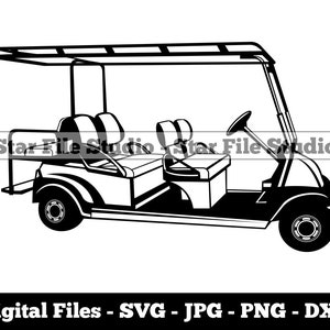 4-osobowy wózek golfowy #2 Svg, wózek golfowy Svg, samochód golfowy Svg, Golf Svg, wózek golfowy Png, wózek golfowy Jpg, pliki wózka golfowego, clipart wózka golfowego