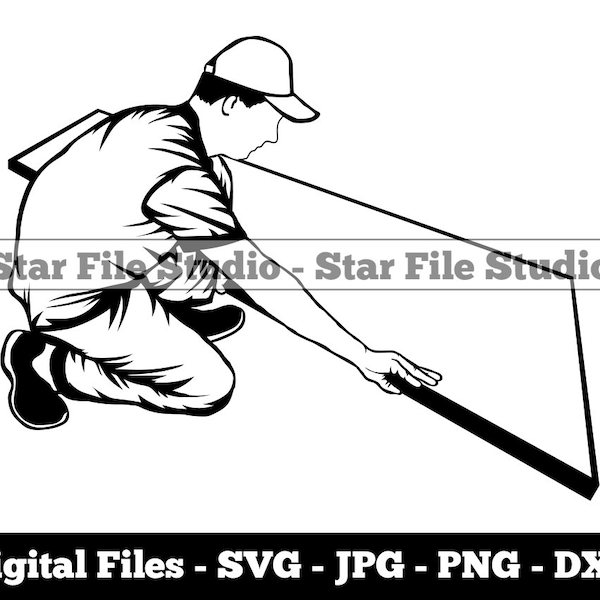 Flooring Installer #4 Svg, Construction Svg, Contactor Svg, Flooring Installer Png, Flooring Installer Jpg, Files, Clipart