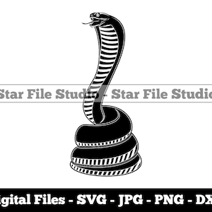 Cobra Svg, Snake Svg, Reptile Svg, Cobra Png, Cobra Jpg, Cobra Files, Cobra Clipart