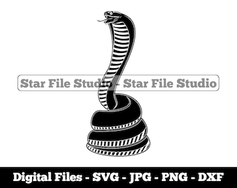 Cobra Svg, Snake Svg, Reptile Svg, Cobra Png, Cobra Jpg, Cobra Files, Cobra Clipart