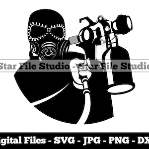 Spray Painter Logo #2 Svg, Painting Svg, Spray Painting Svg, Spraying Svg, Spraying Png, Spraying Jpg, Spraying Files, Spraying Clipart