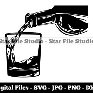 Whiskey Svg, Wiskey Svg, Alcohol Svg, Whiskey Png, Whiskey Jpg, Whiskey Files, Whiskey Clipart