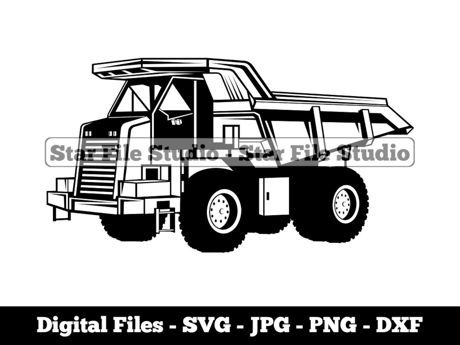 Mining Truck Svg, Haul Truck Svg, Heavy Equipment Svg, Mining Truck Png ...