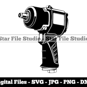 Air Impact Wrench Svg, Pneumatic Wrench Svg, Electric Wrench Svg, Wrench Png, Wrench Jpg, Wrench Files, Wrench Clipart