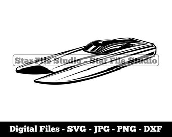 Speed Boat #9 Svg, Speed Boat Svg, Speedboat Svg, Motor Boat Svg, Speed Boat Png, Speed Boat Jpg, Speed Boat Files, Speed Boat Clipart