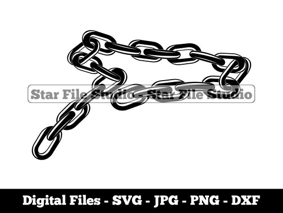 Chain and Lock 2 Svg, Chain Svg, Lock Svg, Security Svg, Chain and Lock  Dxf, Chain and Lock Png, Chain and Lock Clipart, Files, Eps 