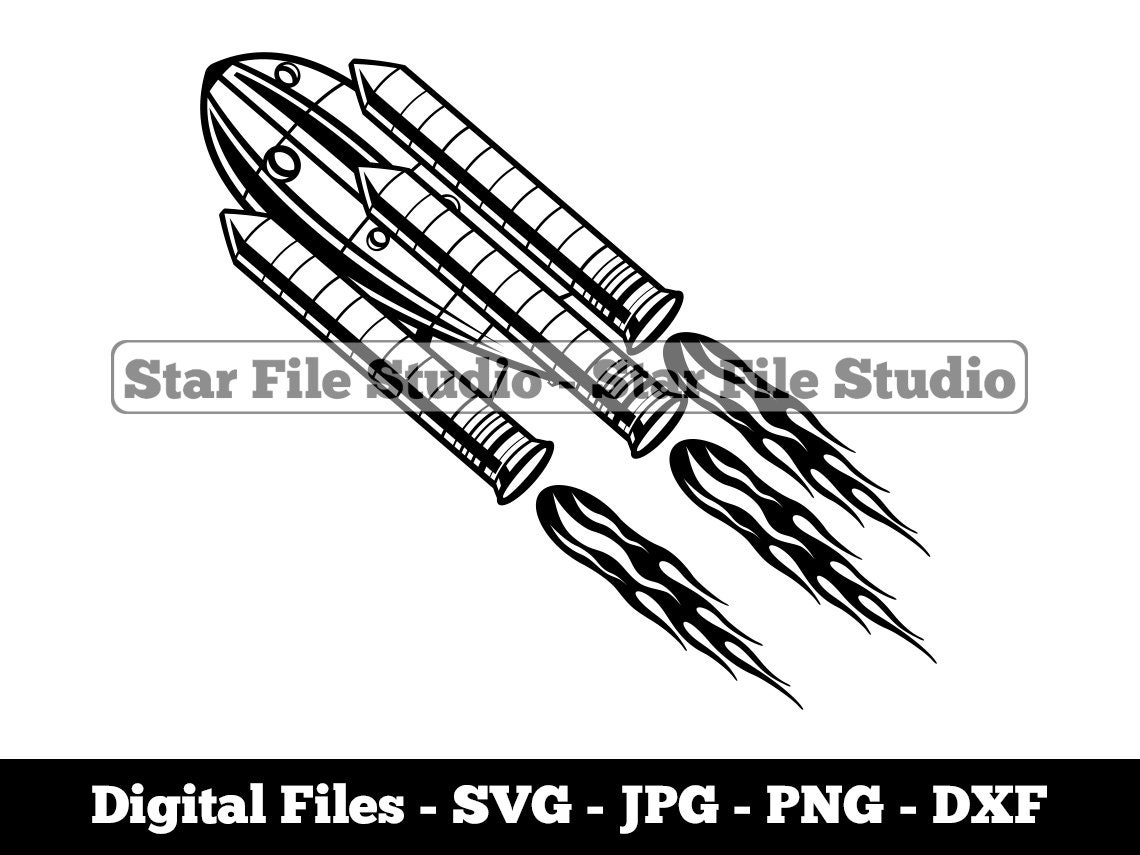 Rocketship Launch 5 Svg Spaceship Svg Rocket Svg Space - Etsy UK