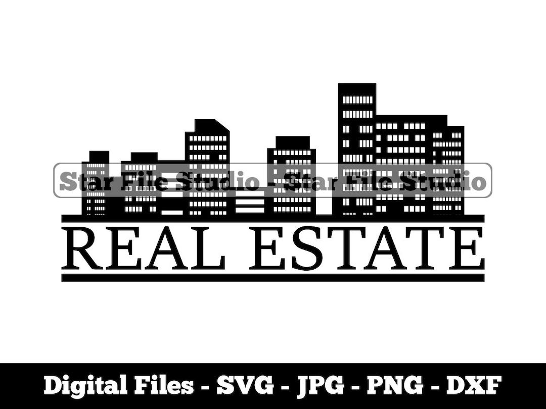 Real Estate Logo 2 Svg Real Estate Svg Home Svg Real Etsy Canada