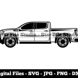 Pickup Truck SIde View Svg, Pickup Truck Svg, Car Svg, Pickup Truck Png, Pickup Truck Jpg, Pickup Truck Files, Pickup Truck Clipart