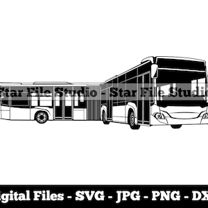 ストレッチ バス #2 SVG、バス SVG、連節バス SVG、公共交通機関 SVG、バス PNG、バス Jpg、バス ファイル、バス クリップアート