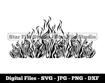 Flame #4 Svg, Fire Svg, Burning Svg, Flaming Svg, Flame Files for Cricut, Flame Png, Flame Jpg, Flame Files, Flame Clipart