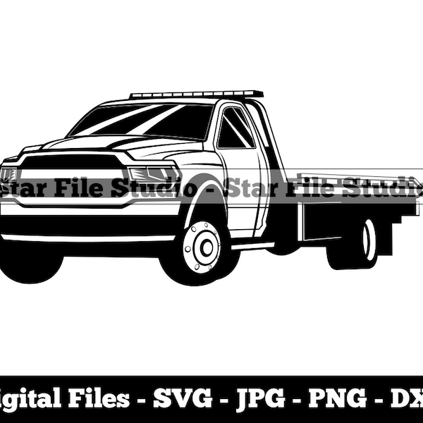 Tow Truck #4 Svg, Tow Truck Svg, Roadside Assistance Svg, Tow Truck Png, Tow Truck Jpg, Tow Truck Files, Tow Truck Clipart