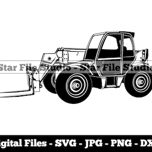 伸縮ハンドラー #4 Svg、テレハンドラー Svg、重機 Svg、伸縮ハンドラー PNG、伸縮ハンドラー Jpg、ファイル、クリップアート
