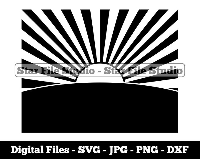 Sun Rays Dxf Rays Svg Bundle, Rays Png, Sun Rays Clipart, Sunburst Dxf, Beam Eps ...