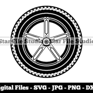 Car Wheel #3 Svg, Car Svg, Car Tire Svg, Car Png, Car Jpg, Car Files, Car Clipart