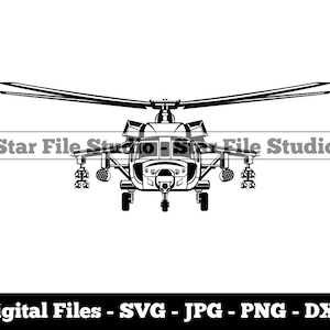 Military Helicopter #4 Svg, Helicopter Svg, Airforce Svg, Helicopter Png, Helicopter Jpg, Helicopter Files, Helicopter Clipart
