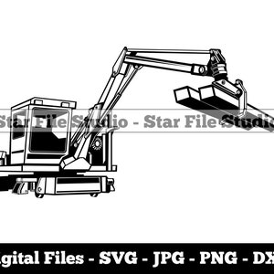 Railroad Machine Svg, Railroad Vehicle Svg, Heavy Equipment Svg, Railroad Machine Png, Railroad Machine Jpg, Files, Clipart