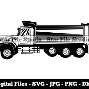 Dump Truck #6 Svg, Truck Svg, Trucker Svg, Trucking Svg, Dump Truck Png, Dump Truck Jpg, Dump Truck Files, Dump Truck Clipart