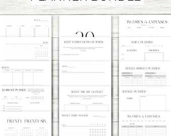Agenda digitale cristiana A5 / Pagine di agenda stampabili femminili / Eleganti inserti basati sulla fede / 50 pagine / Pagine con versetti della Bibbia / Funzionale