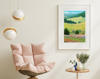 Ghibli Wall Art, Ghibli Poster, Ghibli Wall Poster, Ghibli Print, Totoro Wall Art, Totoro Poster, Totoro Wall Poster