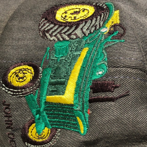 John Deere Black w/Silver logo & Stitching - image 10