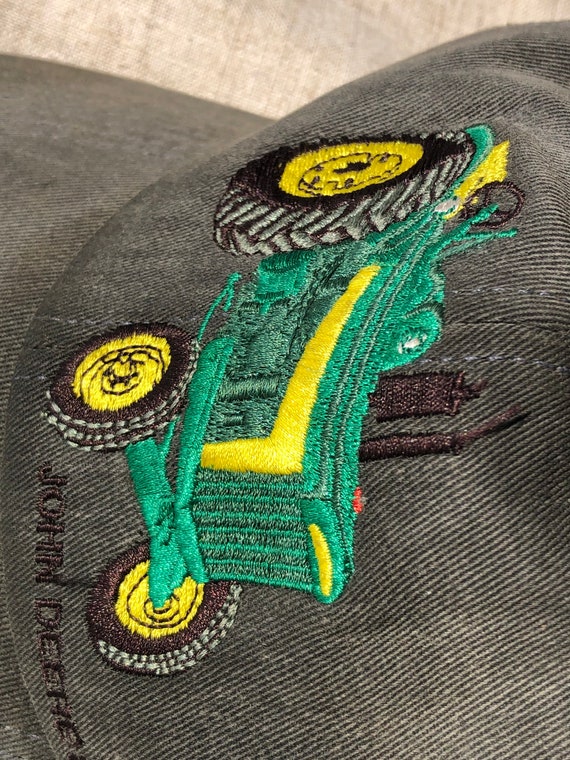 John Deere Black w/Silver logo & Stitching - image 7