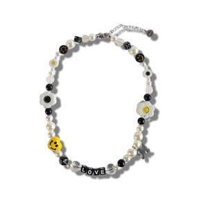 BTS Necklace J-hope Summer Necklace | Rainbow Beaded Pearl