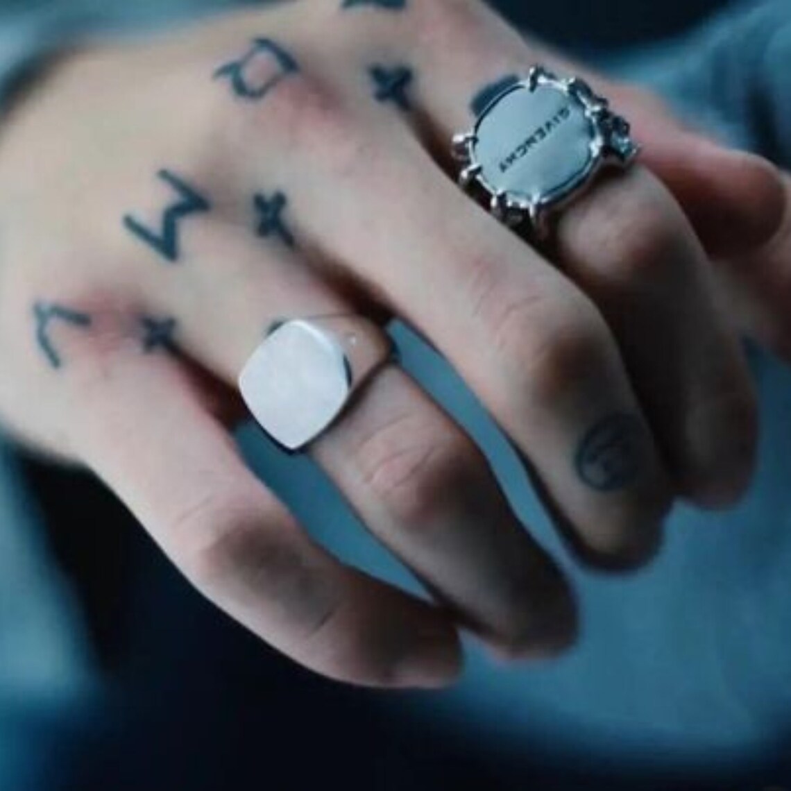 BTS Ring Square Signet Ring | Stainless Steel | No Rust Ring | Kpop BTS ...